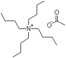 structure of CAS# 10534-59-5, Tetrabutylammonium acetate