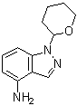 structure of CAS# 1053655-57-4, 1-(四氢-2H-吡喃-2-基)-1H-吲唑-4-胺