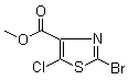 structure of CAS# 1053655-63-2, 2-溴-5-氯噻唑-4-羧酸甲酯