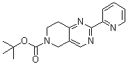 CAS 登录号：1053655-84-7, 7,8-二氢-2-(2-吡啶基)-吡啶并[4,3-d]嘧啶-6(5H)-羧酸叔丁酯