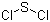 Sulfur dichloride molecular structure (CAS 10545-99-0)