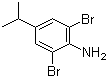 structure of CAS# 10546-65-3, 2,6-二溴-4-异丙基苯胺