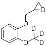 CAS # 1054624-90-6, 2-[[2-(Methoxy-d<sub>3</sub>)phenoxy]methyl]oxirane