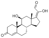 CAS # 105562-12-7, (11β,17E)-11,20-Dihydroxy-3-oxopregna-4,17-dien-21-al