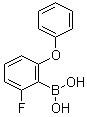 structure of CAS# 1056372-58-7, (2-氟-6-苯氧基苯基)硼酸