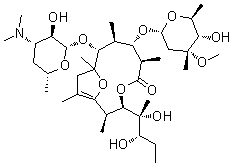 structure of CAS# 105882-69-7, Pseudoerythromycin A enol ether