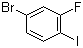 structure of CAS# 105931-73-5, 1-Bromo-3-fluoro-4-iodobenzene