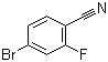 structure of CAS# 105942-08-3, 4-溴-2-氟苯腈