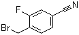 structure of CAS# 105942-09-4, 2-Fluoro-4-cyanobenzyl bromide