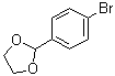 structure of CAS# 10602-01-4, 4-Bromobenzaldehyde ethyleneglycol acetal