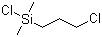 structure of CAS# 10605-40-0, 3-Chloropropyldimethylchlorosilane