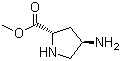 structure of CAS# 1060775-42-9, (4R)-4-氨基-L-脯氨酸甲酯