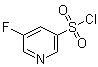 structure of CAS# 1060802-49-4, 5-氟吡啶-3-磺酰氯