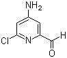 structure of CAS# 1060809-65-5, 4-氨基-6-氯吡啶-2-甲醛