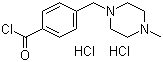 CAS # 106261-64-7, 4-(4-Methylpiperazinylmethyl)benzoyl chloride dihydrochloride, 4-[(4-Methyl-1-piperazinyl)methyl]benzoyl chloride dihydrochloride
