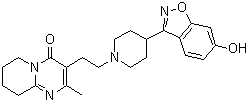 CAS # 106266-11-9, 6,7,8,9-Tetrahydro-3-[2-[4-(6-hydroxy-1,2-benzisoxazol-3-yl)-1-piperidinyl]ethyl]-2-methyl-4H-pyrido[1,2-a]pyrimidin-4-one