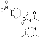 CAS # 106379-60-6, N-Acetyl-N-(4,6-dimethyl-2-pyrimidinyl)-4-nitrobenzenesulfonamide