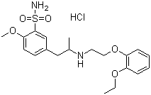 structure of CAS# 106463-17-6, 盐酸坦洛新