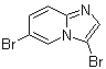 structure of CAS# 1065074-14-7, 3,6-二溴咪唑并[1,2-a]吡啶