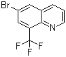 CAS # 1065074-30-7, 6-Bromo-8-(trifluoromethyl)quinoline