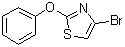 structure of CAS# 1065074-43-2, 4-Bromo-2-phenoxythiazole