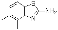 structure of CAS# 1065074-59-0, 3a,7a-Dihydro-4,5-dimethyl-2-benzothiazolamine
