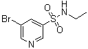 structure of CAS# 1065074-78-3, 5-溴-N-乙基-3-吡啶磺酰胺