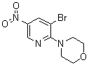 structure of CAS# 1065074-89-6, 4-(3-溴-5-硝基-2-吡啶基)吗啉