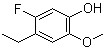 structure of CAS# 1065076-45-0, 4-Ethyl-5-fluoro-2-methoxyphenol