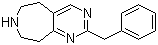 structure of CAS# 1065110-62-4, 6,7,8,9-四氢-2-(苯甲基)-5H-嘧啶并[4,5-d]氮杂卓