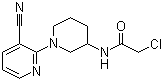 CAS 登录号：1065484-50-5, 2-氯-N-[1-(3-氰基-2-吡啶基)-3-哌啶基]乙酰胺