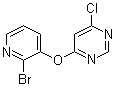 structure of CAS# 1065484-68-5, 4-[(2-溴-3-吡啶基)氧基]-6-氯嘧啶