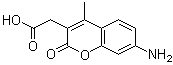 structure of CAS# 106562-32-7, 7-氨基-4-甲基香豆素-3-乙酸