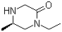 structure of CAS# 1068149-98-3, (5R)-1-乙基-5-甲基-2-哌嗪酮
