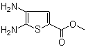 structure of CAS# 106850-18-4, 4,5-二氨基噻吩-2-羧酸甲酯