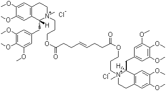 structure of CAS# 106861-44-3, 米库氯铵