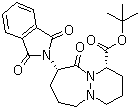 structure of CAS# 106927-97-3, (1S,9S)-9-(1,3-二氢-1,3-二氧代-2H-异吲哚-2-基)八氢-10-氧代-6H-哒嗪并[1,2-a][1,2]二氮杂卓-1-羧酸叔丁酯