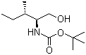 CAS # 106946-74-1, N-Boc-(2S,3S)-(-)-2-Amino-3-methyl-1-pentanol, tert-Butyl N-[(2S,3R)-1-hydroxy-3-methylpentan-2-yl]carbamate