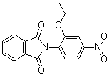 structure of CAS# 106981-60-6, 3-乙氧基-4-(邻苯二甲酰亚胺基)-1-硝基苯