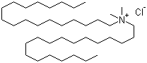 Dioctadecyl dimethyl ammonium chloride molecular structure (CAS 107-64-2)