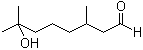 CAS # 107-75-5, 3,7-Dimethyl-7-hydroxyoctanal, 7-Hydroxycitronellal