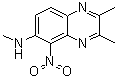 CAS # 107095-00-1, N,2,3-Trimethyl-5-nitro-6-quinoxalinamine