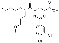 structure of CAS# 107097-80-3, 氯谷胺