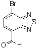 structure of CAS# 1071224-34-4, 7-溴-2,1,3-苯并噻二唑-4-甲醛