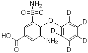 CAS 登录号：1072125-54-2, 去丁基布美他尼-d<sub>5</sub>