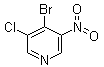 structure of CAS# 1072141-30-0, 4-溴-3-氯-5-硝基吡啶