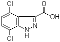 CAS 登录号：1072429-95-8, 4,7-二氯-1H-吲唑-3-甲酸