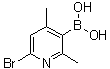 structure of CAS# 1072944-23-0, (6-溴-2,4-二甲基-3-吡啶基)硼酸