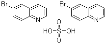 structure of CAS# 1072944-78-5, 6-Bromoquinoline sulfate (2:1)