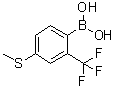 CAS # 1072945-99-3, [4-(Methylthio)-2-(trifluoromethyl)phenyl]boronic acid